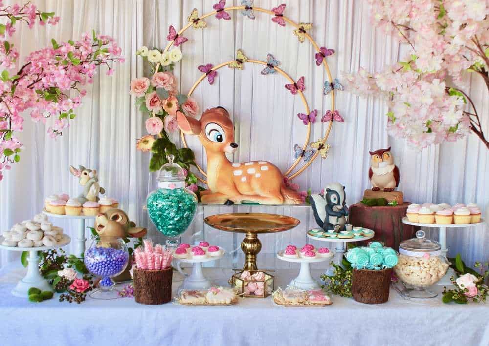 Bambi Birthday Dessert Table