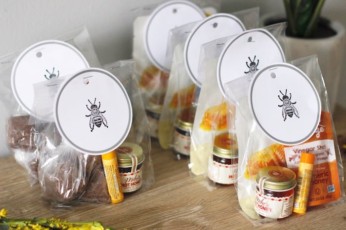 Bee Birthday Party Favors