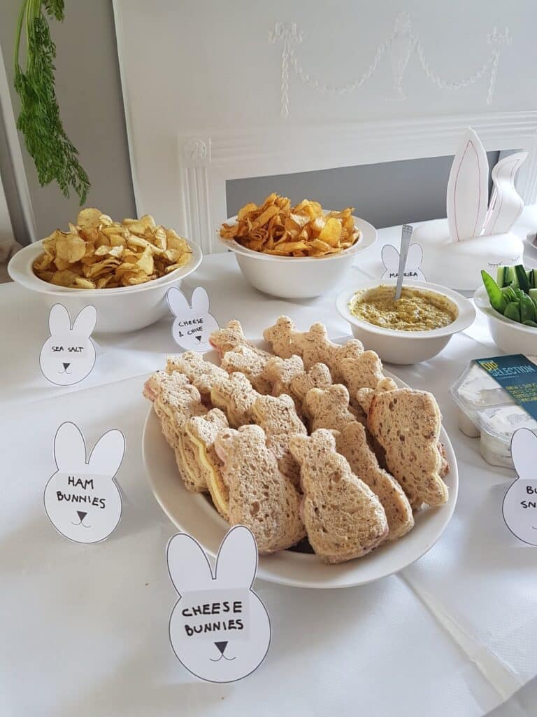 Bunny Birthday Party Foods