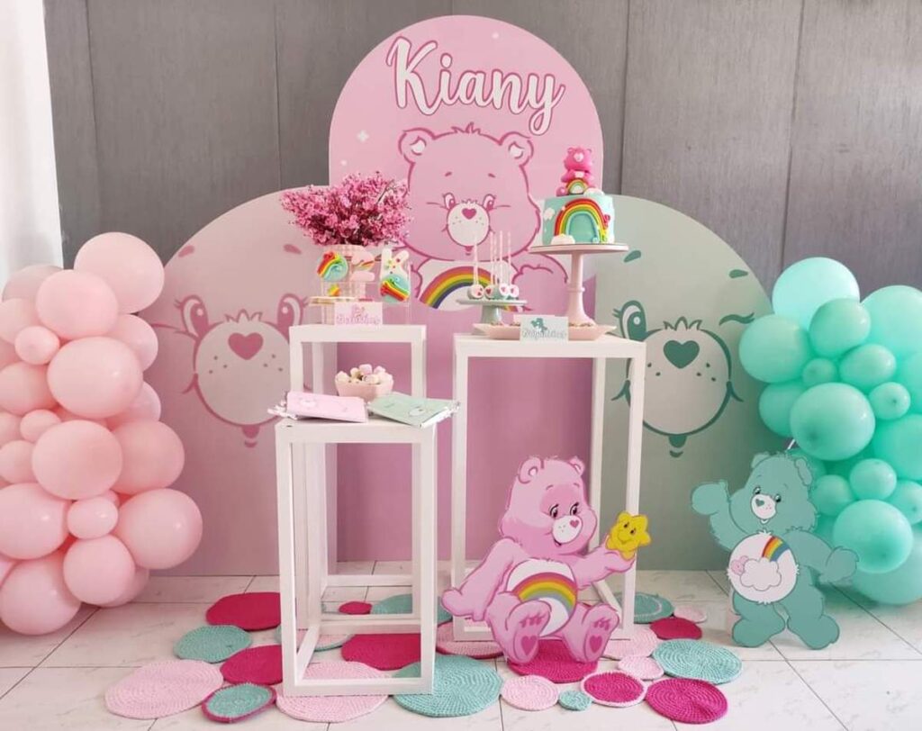 Care Bears Birthday Party Backdrop