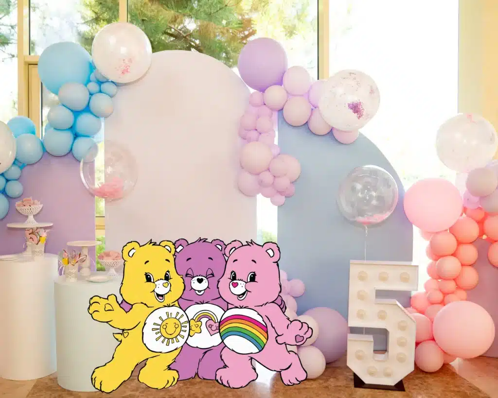 Care Bears Birthday Party Photo Backdrop