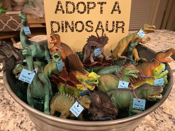 Dinosaur Themed Birthday Favor Ideas