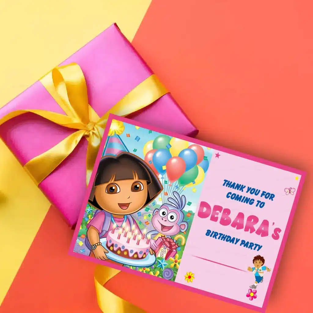 Dora Birthday Invitations