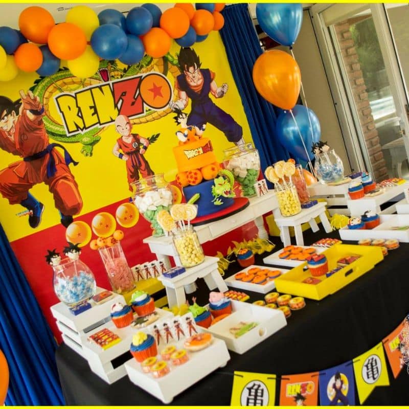 Dragon Ball Z Birthday Party Snacks