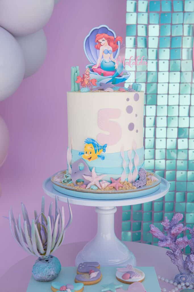 Little Mermaid Birthday Party Cakes