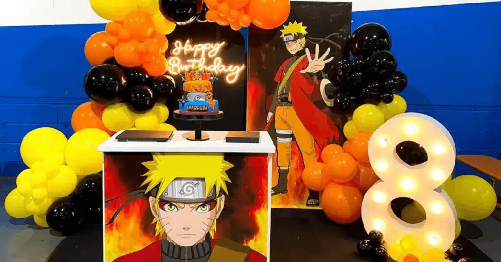 Naruto Birthday Party Decor