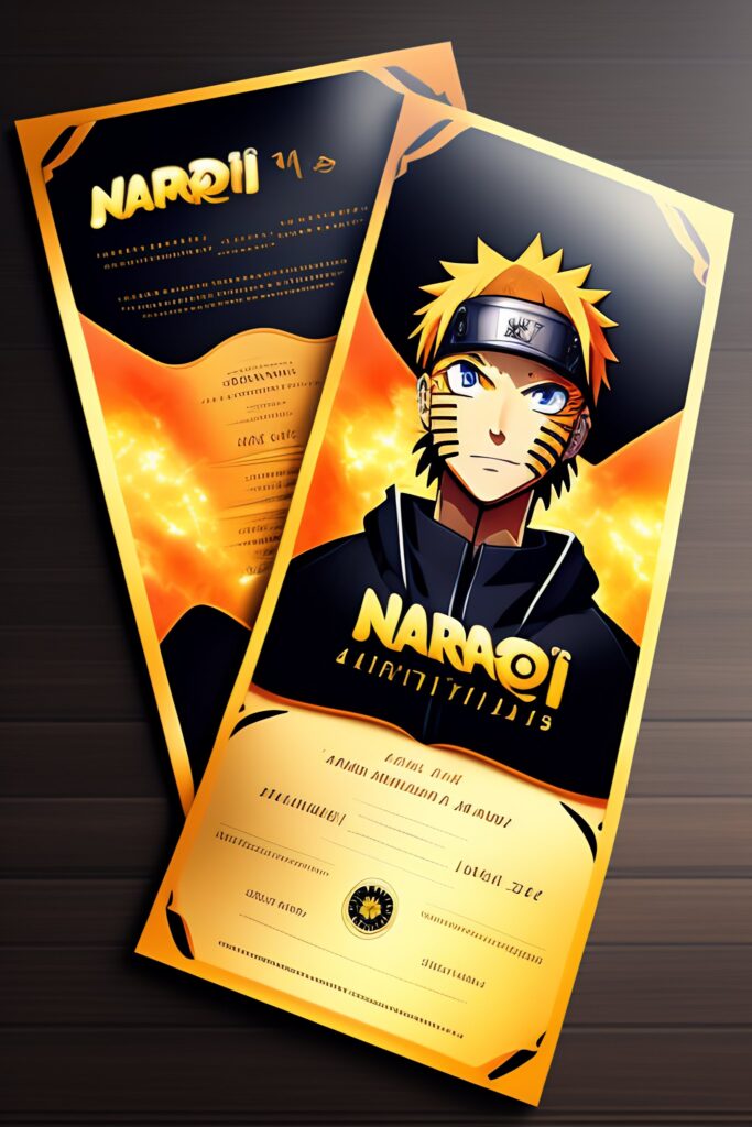 Naruto Birthday Party Invitations