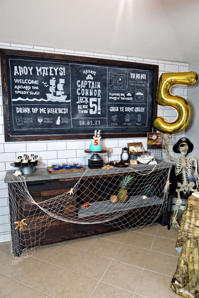 Pirate Birthday Party Decor