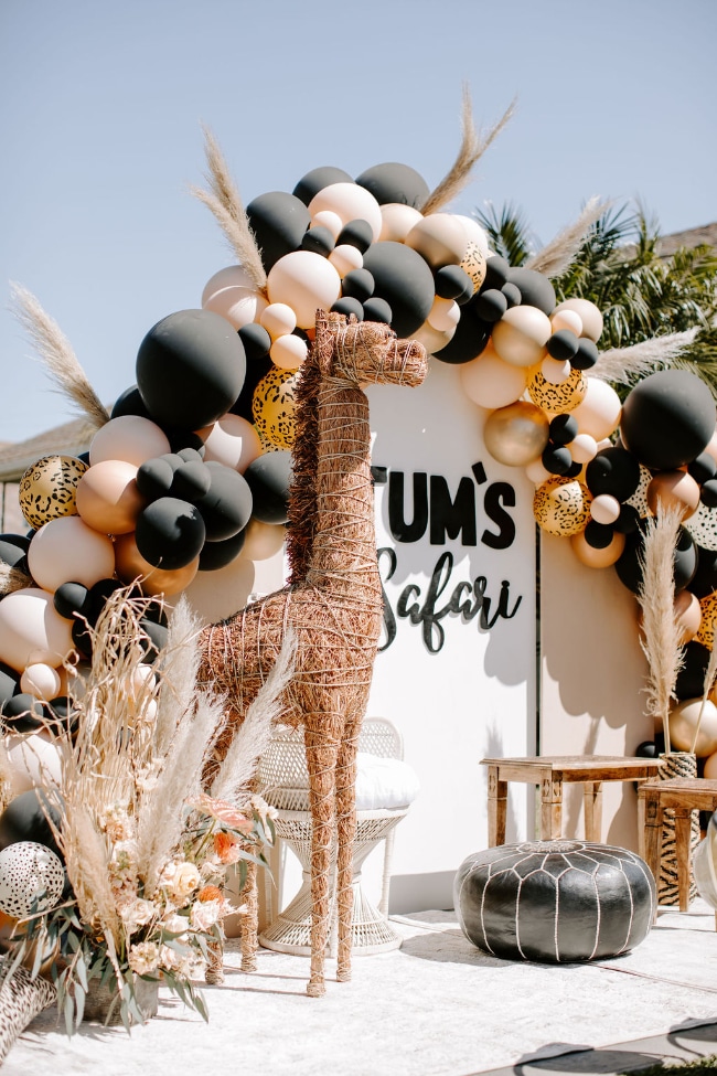 Safari Birthday Party Decor