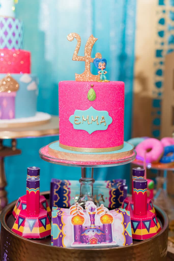 Shimmer and Shine Birthday Party Cakes