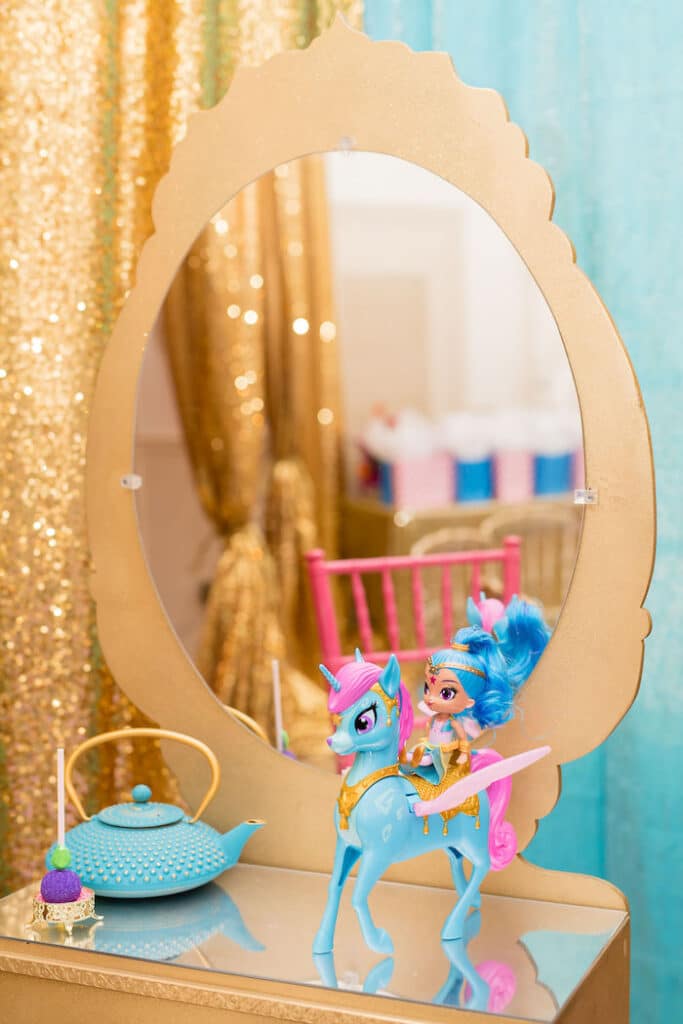 Shimmer and Shine Birthday Party Centerpieces