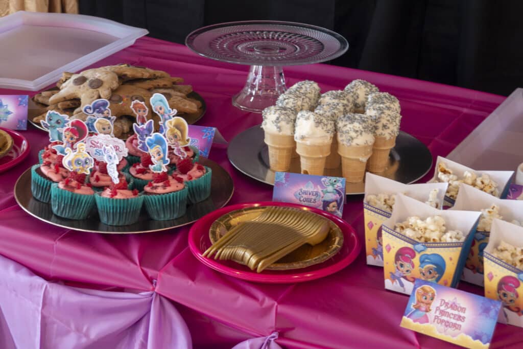 Shimmer and Shine Birthday Party Foods