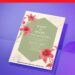 (Easily Edit PDF Invitation) Stylish Hibiscus Floral Wedding Invitation