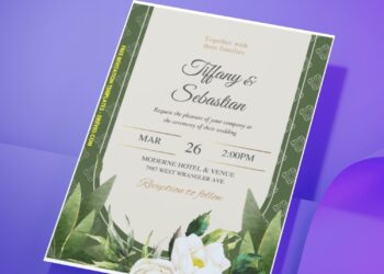 (Easily Edit PDF Invitation) Eclectic Bohemian Floral Wedding Invitation