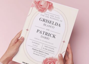 (Easily Edit PDF Invitation) Delicate Rose Wedding Invitation