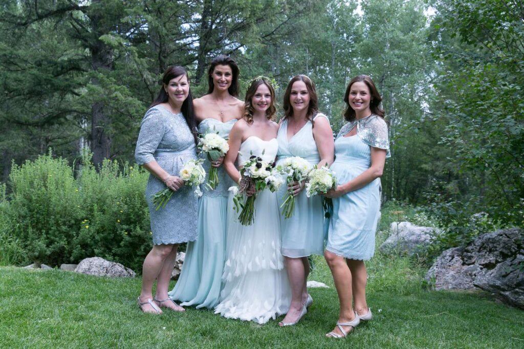 DIY Light Blue Bridesmaid Dresses