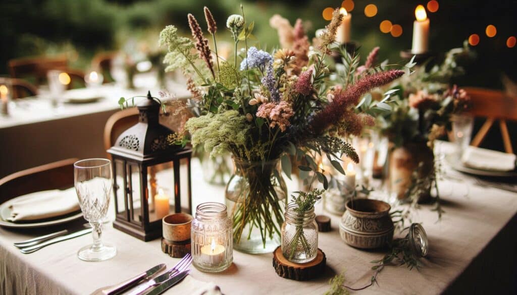 Eucalyptus and Ivy Greenery Centerpiece