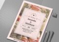 (Easily Edit PDF Invitation) Whimsical Floral Edge Wedding Invitation