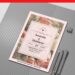 (Easily Edit PDF Invitation) Whimsical Floral Edge Wedding Invitation