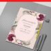 (Easily Edit PDF Invitation) Vintage Black Peony Wedding Invitation