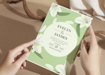 (Easily Edit PDF Invitation) Botanical Elegance Wedding Invitation j