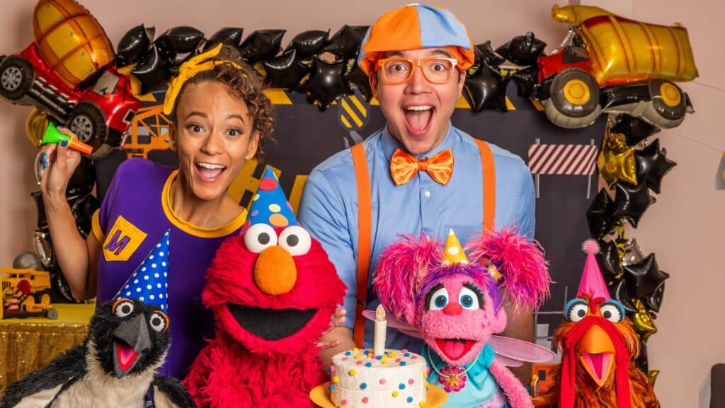 Blippi and Sesame Street