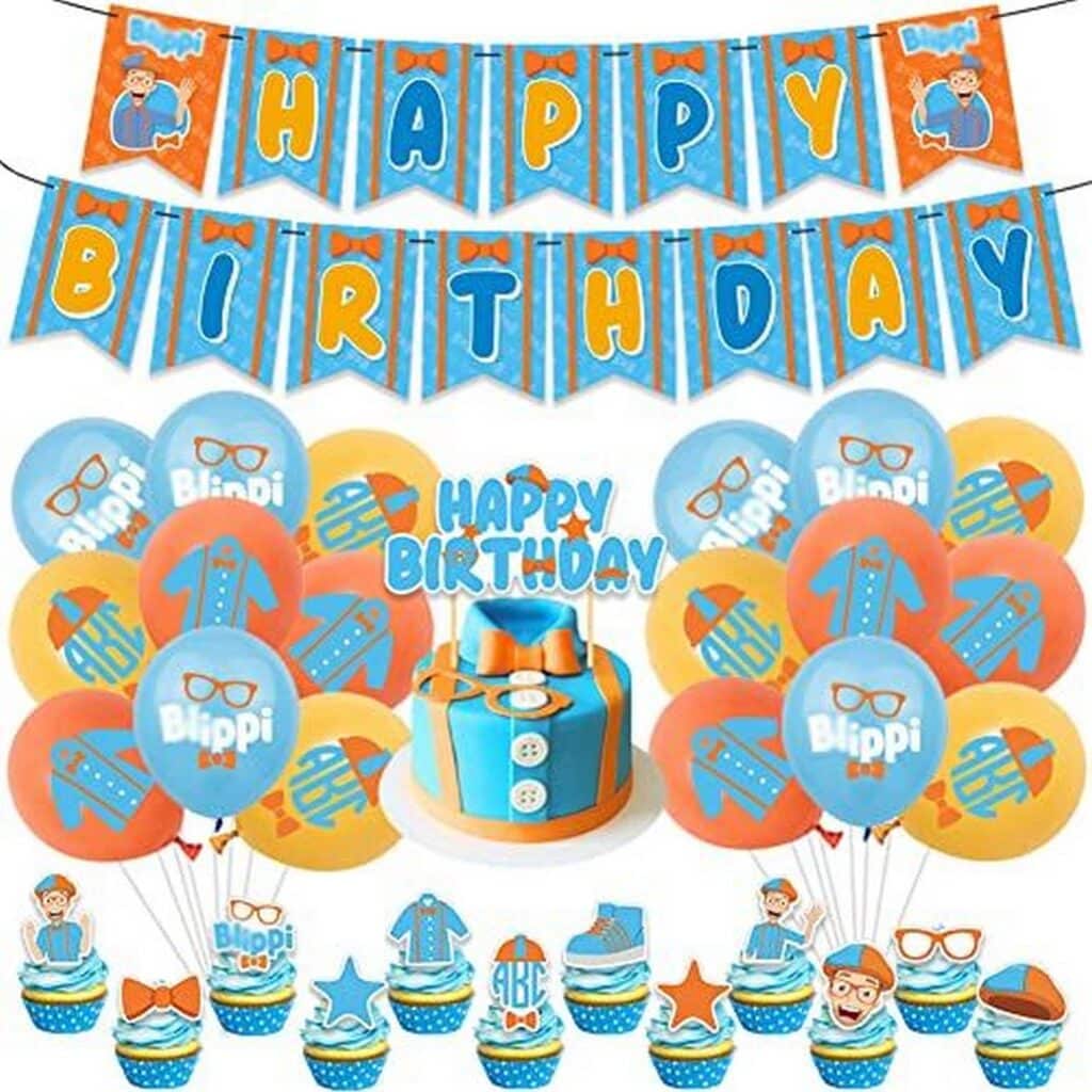 Blippi Birthday Party Supplies