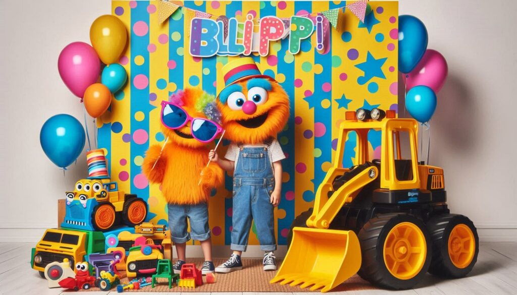 Blippi and Sesame Street Photobooth