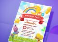 (Free PDF Invitation) Rainbow Dash Backyardigans Birthday Invitation