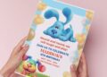 (Free PDF Invitation) Blue's Clues Birthday Invitation For All Ages