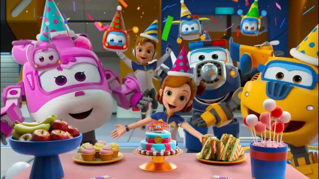 Super Wings Jett Birthday Party Surprise