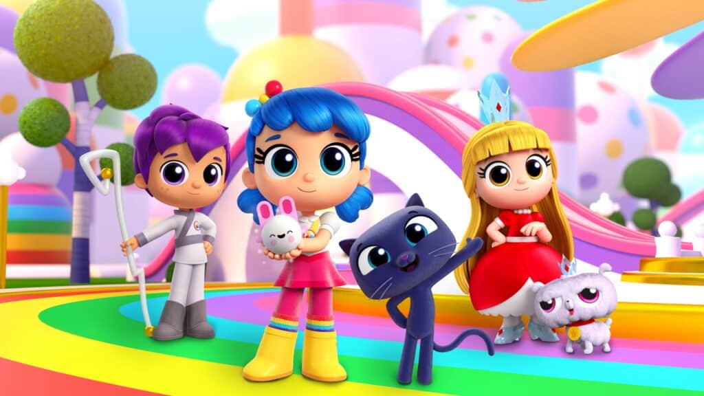 True, bartleby and friends in the Rainbow Kingdom