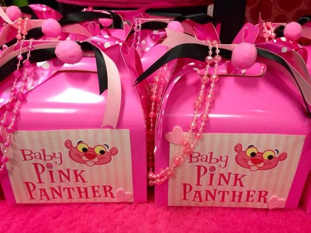 Pink Panther Party Favors