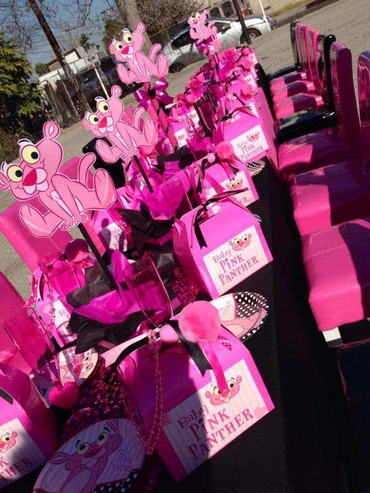 Pink Panther Party Seating