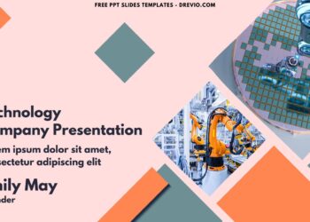(Free Canva Template) Dynamic Technology Business PPT Slides Templates