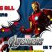 (Free Canva Template) Super Epic Avengers Birthday Banner Templates