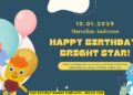 (Free Canva Template) Adorable Noodle And Pals Birthday Backdrop Templates