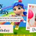 (Free Canva Template) Whimsical True & Rainbow Kingdom Birthday Banner Templates