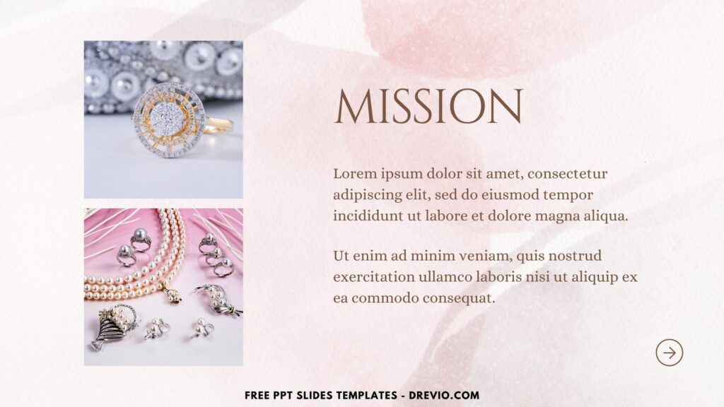 Invitation Template of (Free Canva Template) Modern Jewelry Business PPT Slides Templates 6