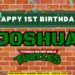 (Free Canva Template) Epic Ninja Turtle Birthday Backdrop Templates