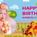 (Free Canva Template) Whimsical Winnie The Pooh Birthday Banner Templates