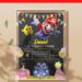 (Free Canva Templates) Adorable Super Mario Chalkboard Birthday Banner Templates