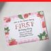 Watercolor Red Strawberry Invitation