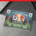 Football Soccer Field Theme Birthday Invitation with Ball on net