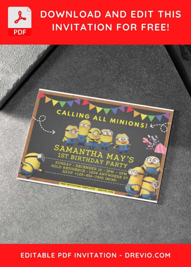 Cute wording "Calling All Minions"