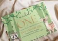 Wild One Animal Invitation