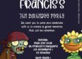 Invitation Template of FREE Editable Invitation - Thrilling Plants vs Zombies Birthday Invitation Templates 6