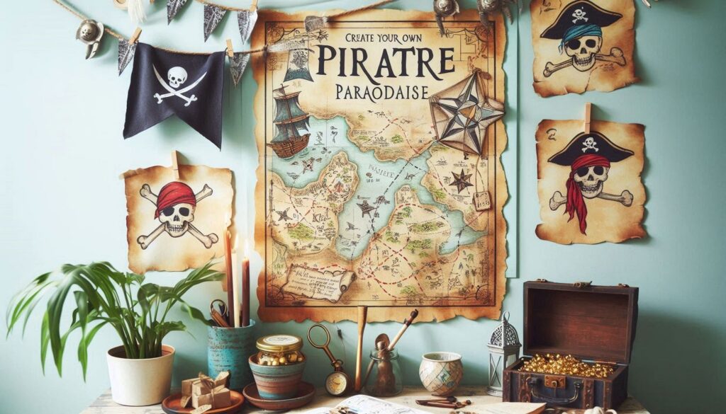 Pirate Treasure Backdrop