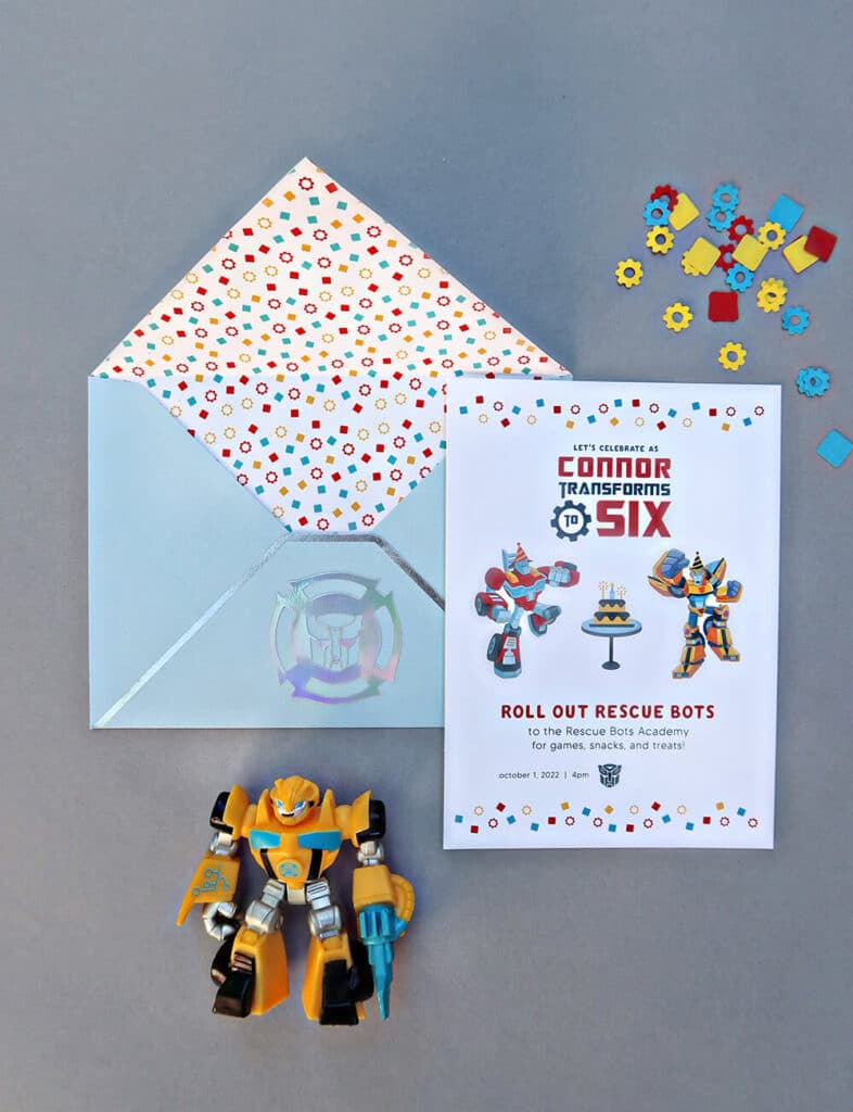 Bumblebee Birthday Party Invitations