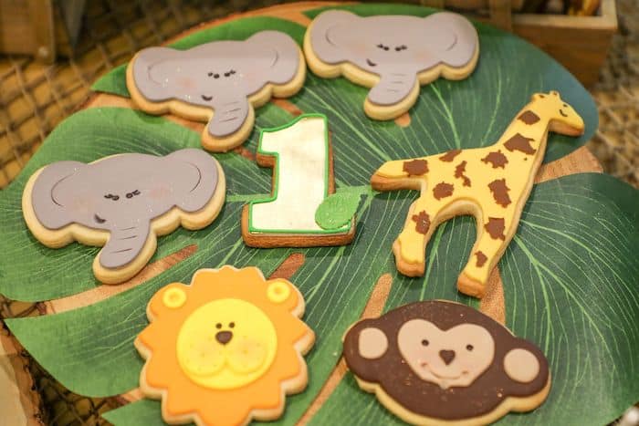 Safari Birthday Party Cookies